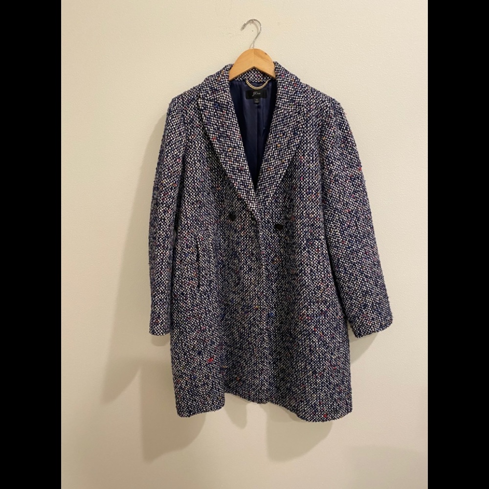 J. Crew Daphne Tweed Coat